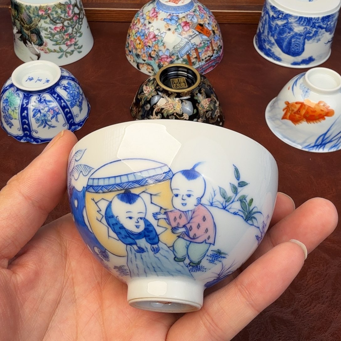 春***1陶现代景德镇全手工全手绘陶瓷