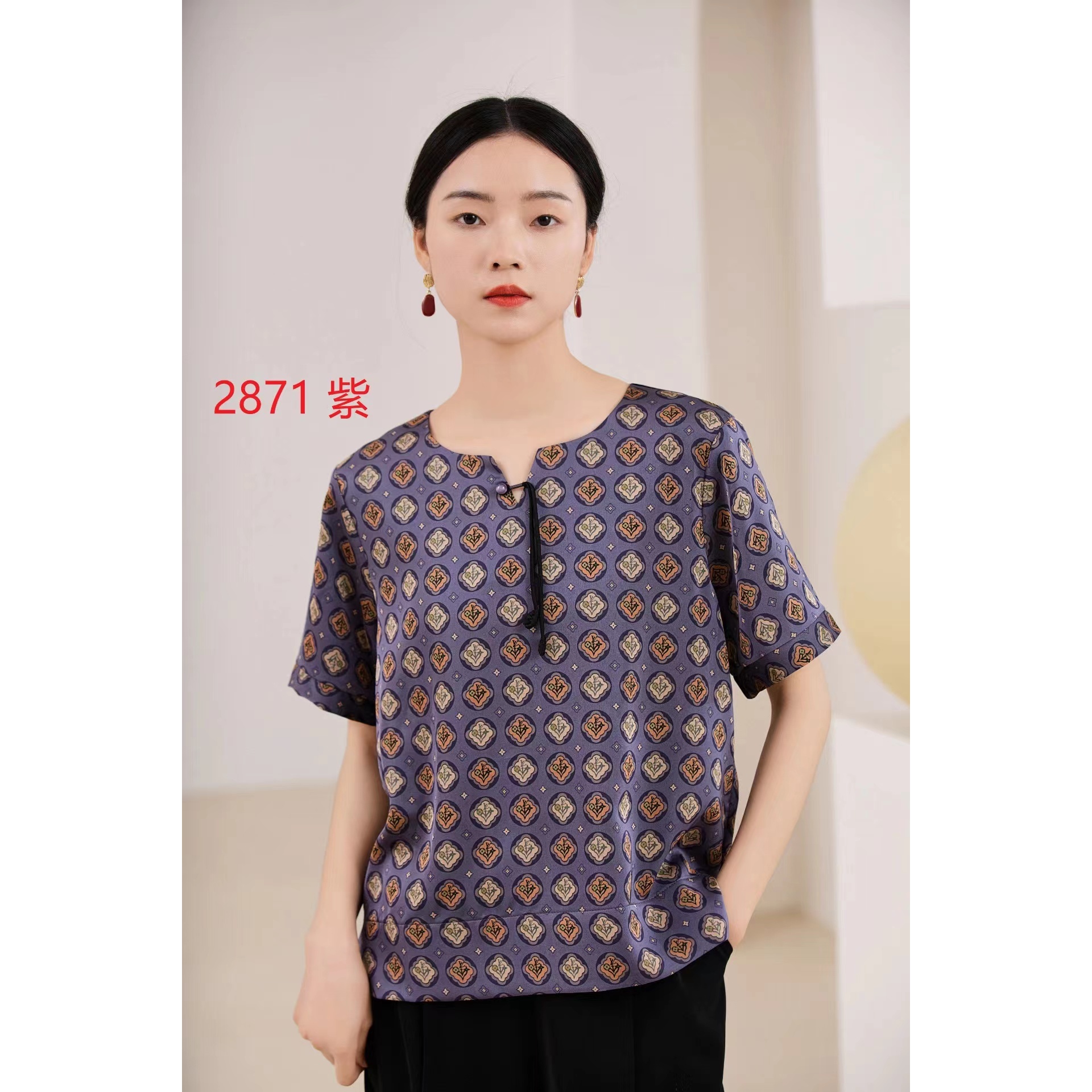 1-2871-29新款舒适时尚休闲小衫T恤