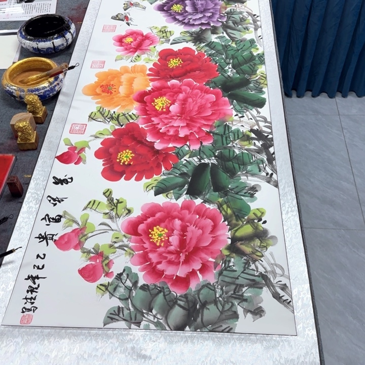 国画花开富贵国画