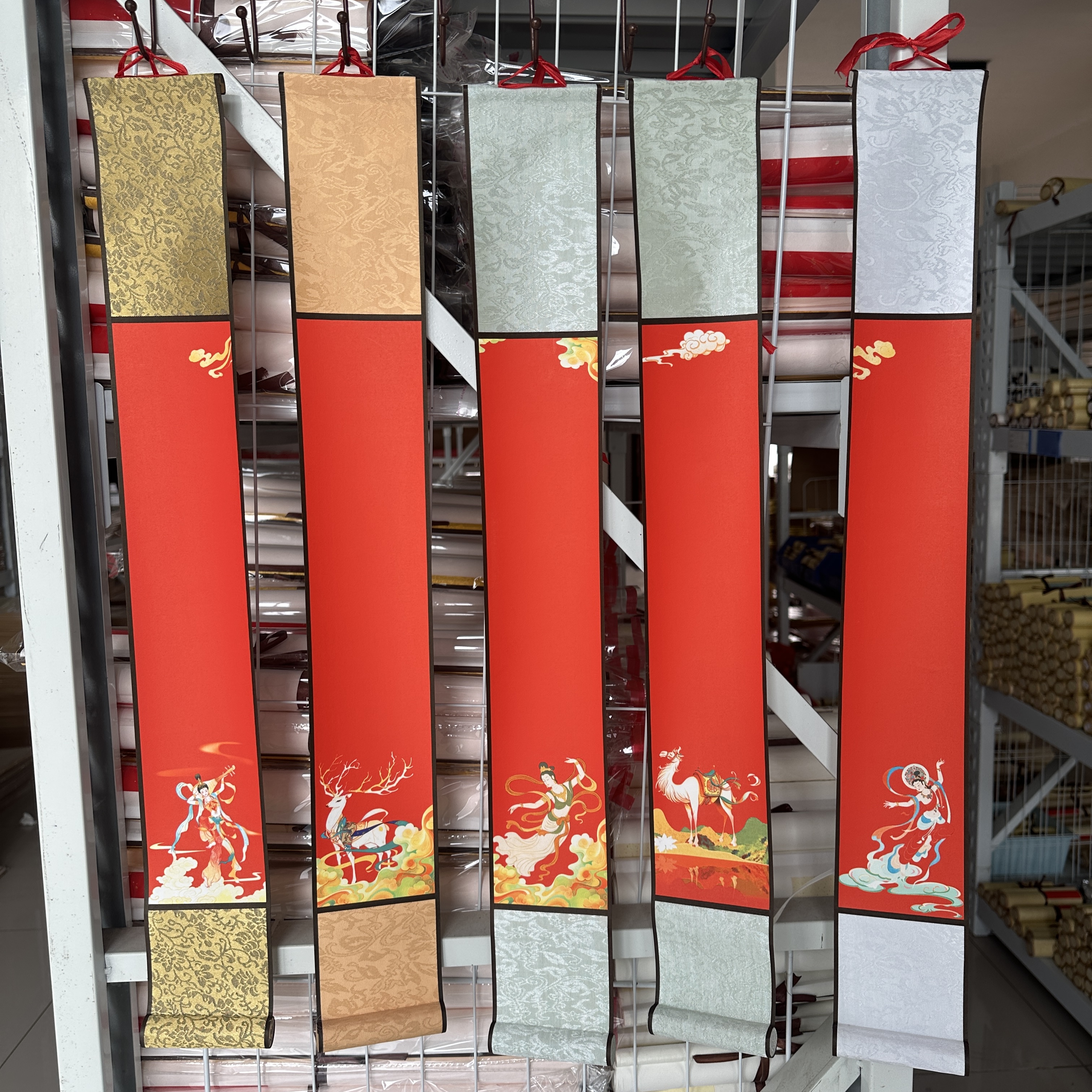 10*75cm飞天小卷轴书画专用宣纸多种规格可选宣纸小卷轴