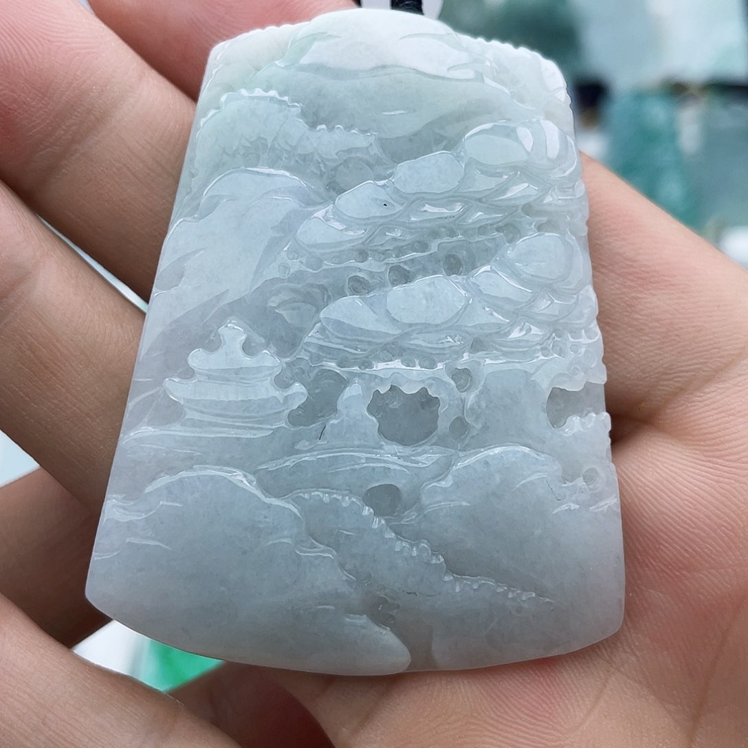 颈饰未镶嵌翡翠翡翠