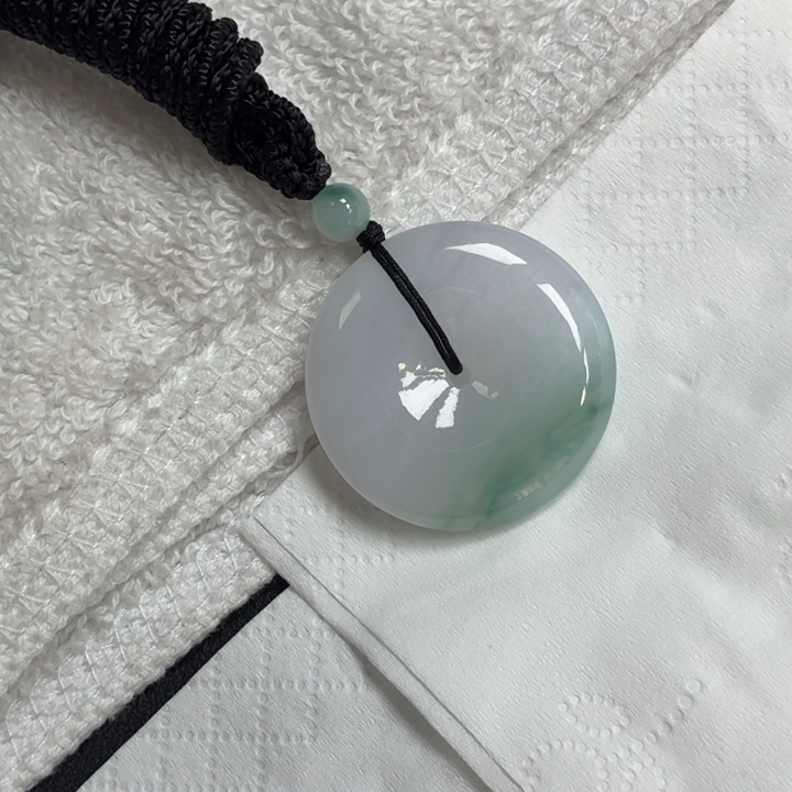 翡翠未镶嵌颈饰翡翠天然A货平安扣