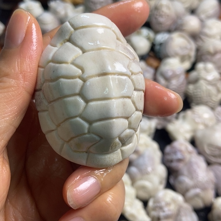 桃***水配饰鹿角雕刻一个出