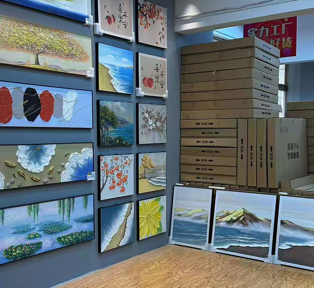 【小黎】A百搭时尚餐厅玄关沙发背景挂画1