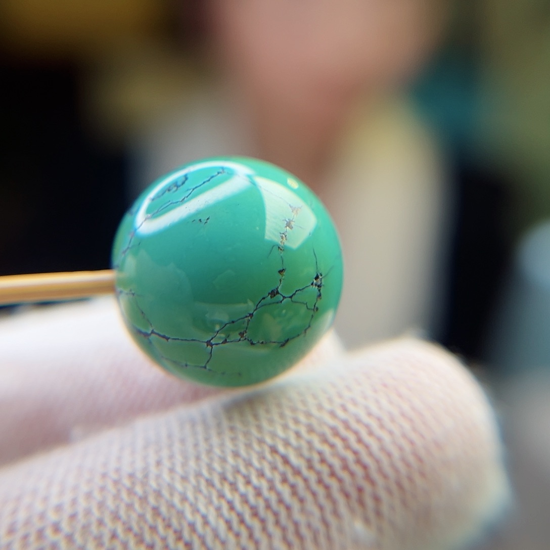 未镶嵌绿松石珠宝奇石17.4