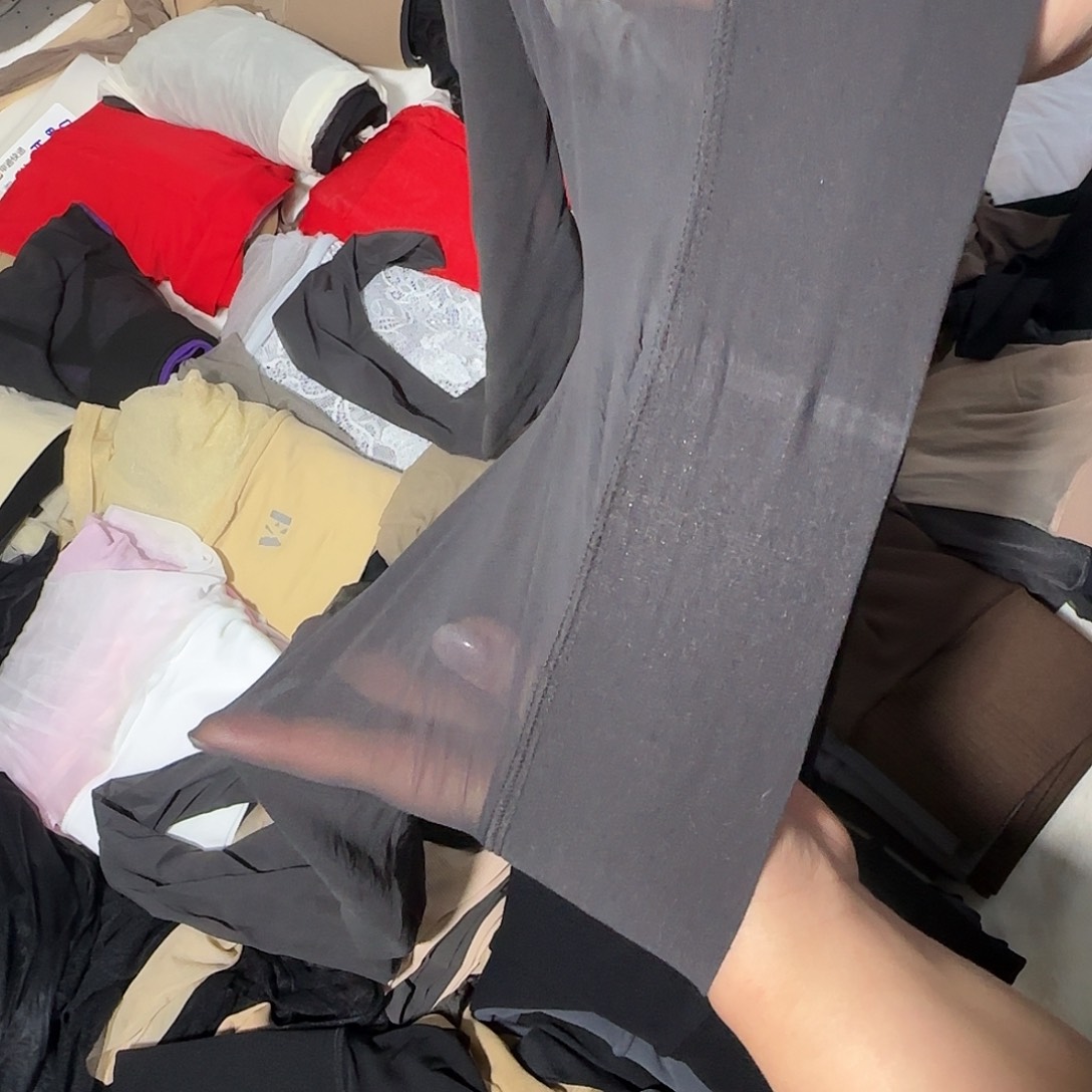 超薄轻绒浅黑色五条闭档