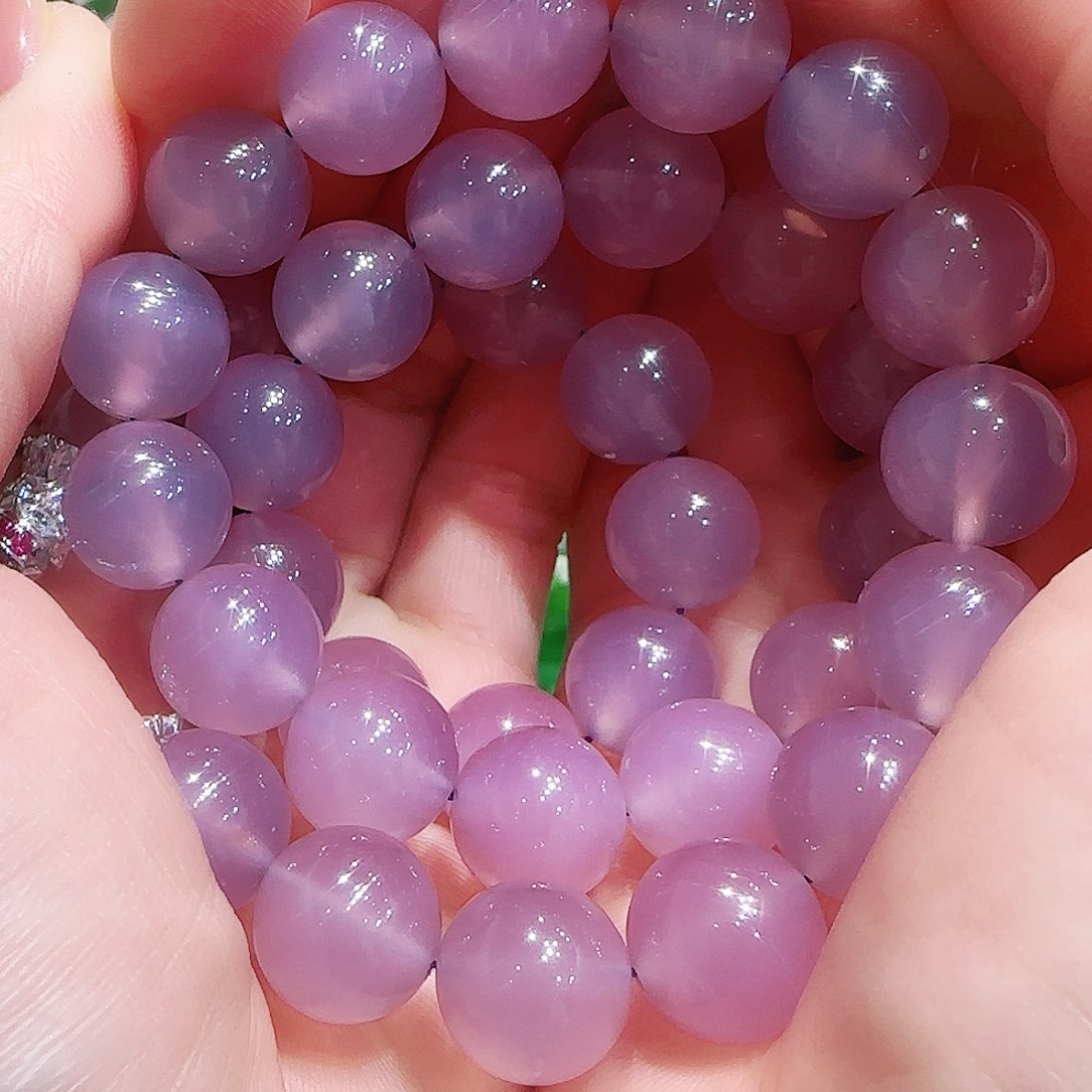 玛瑙/玉髓珠链未镶嵌