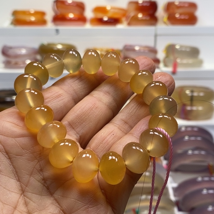 玛瑙/玉髓未镶嵌手链