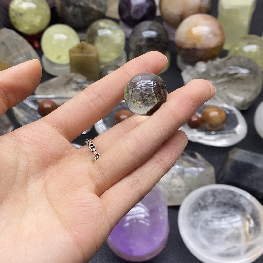 珠宝半成品未镶嵌水晶120水晶石