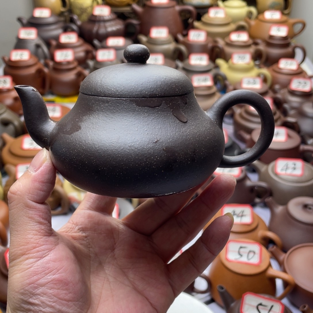 茶壶紫砂宜兴紫砂半手工