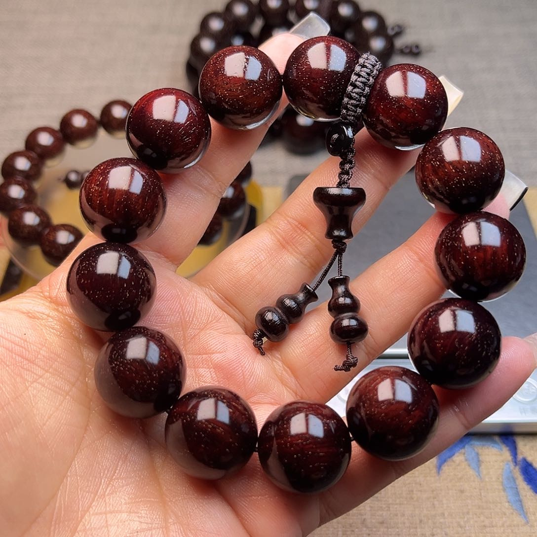 檀香紫檀（小叶紫檀）1.8 13颗满星