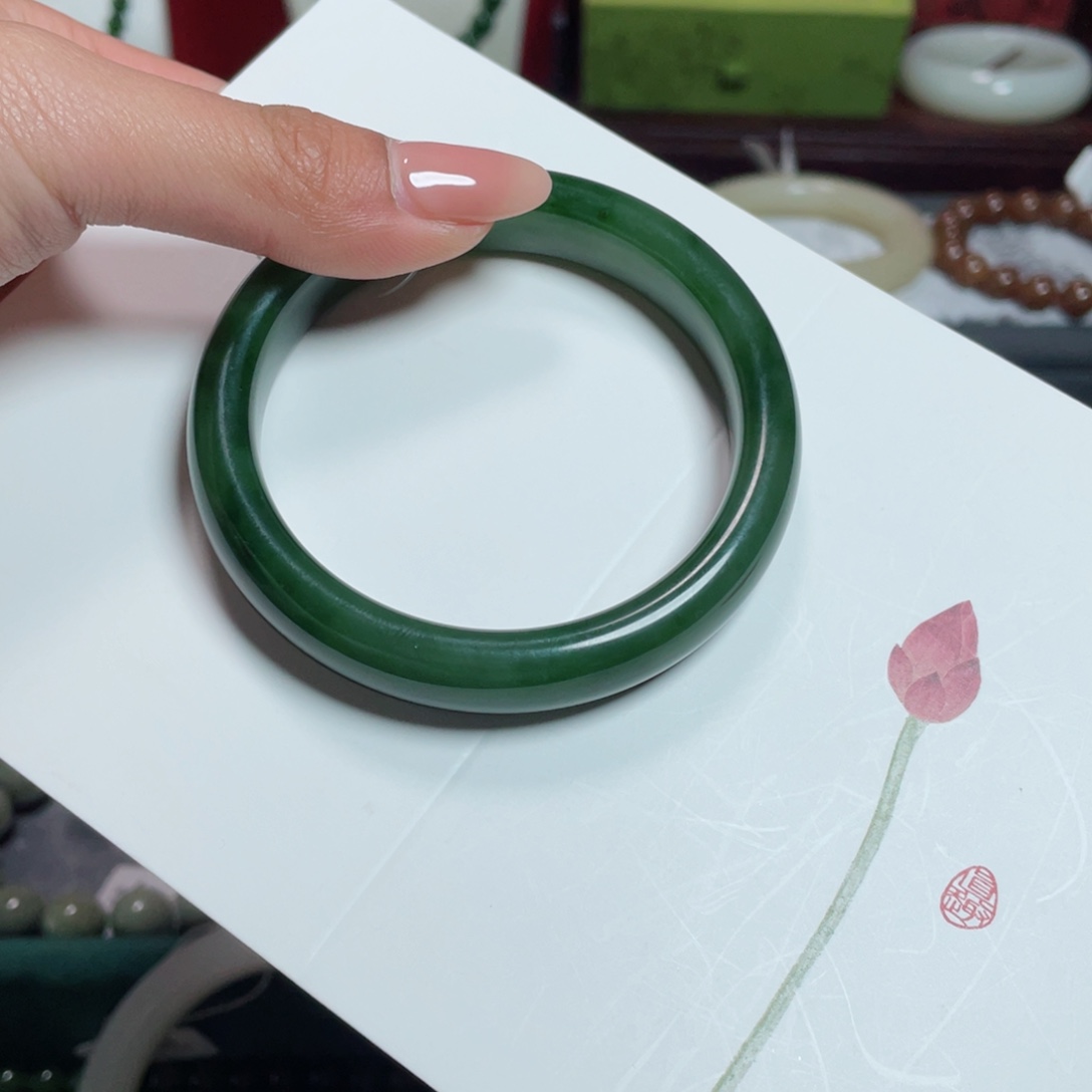 和田玉手镯未镶嵌用****657