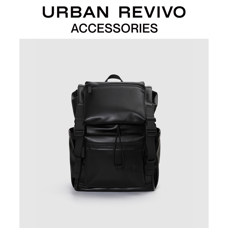 URBAN REVIVO2025秋季新款男士商务通勤风背包UAMB50137
