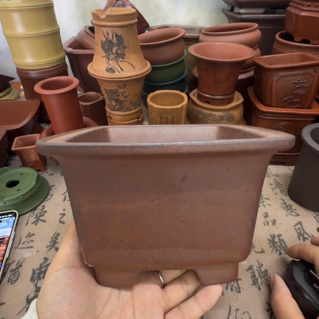 紫砂花盆宜兴紫砂正品16x10
