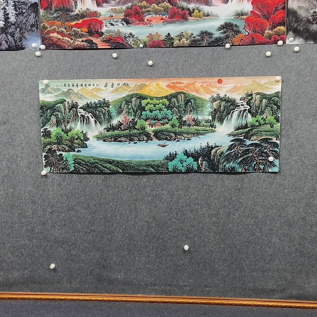 国画小六尺山水一幅