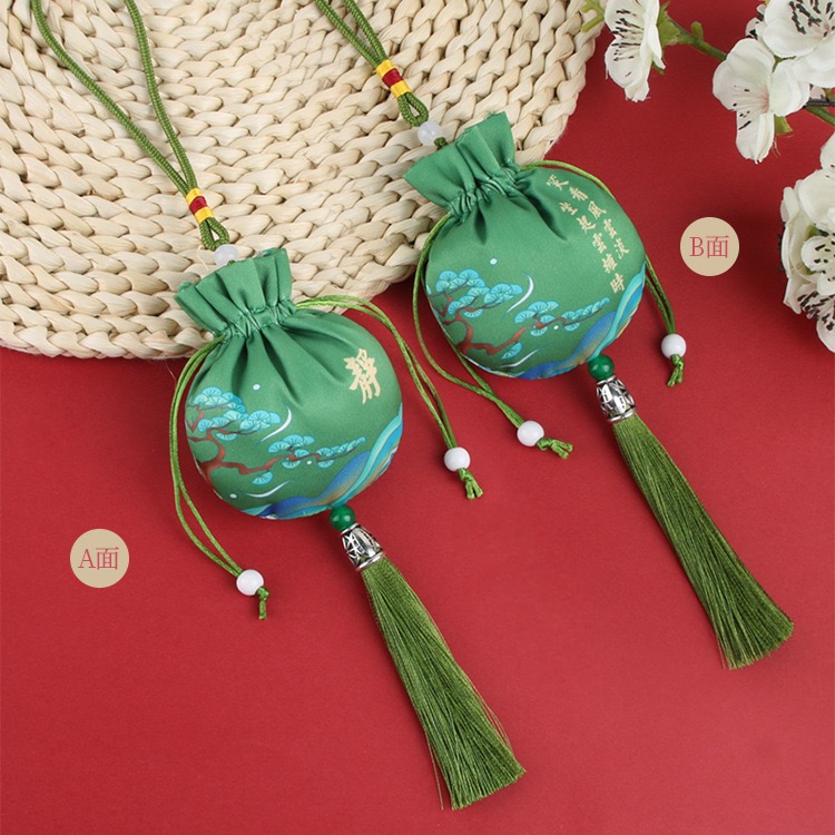 挂件艾草非遗手工编织香包香囊入户装饰随身挂件