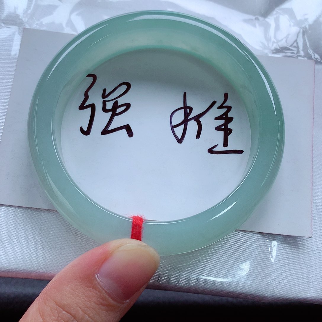 翡翠手镯未镶嵌天然缅甸A货翡翠手镯