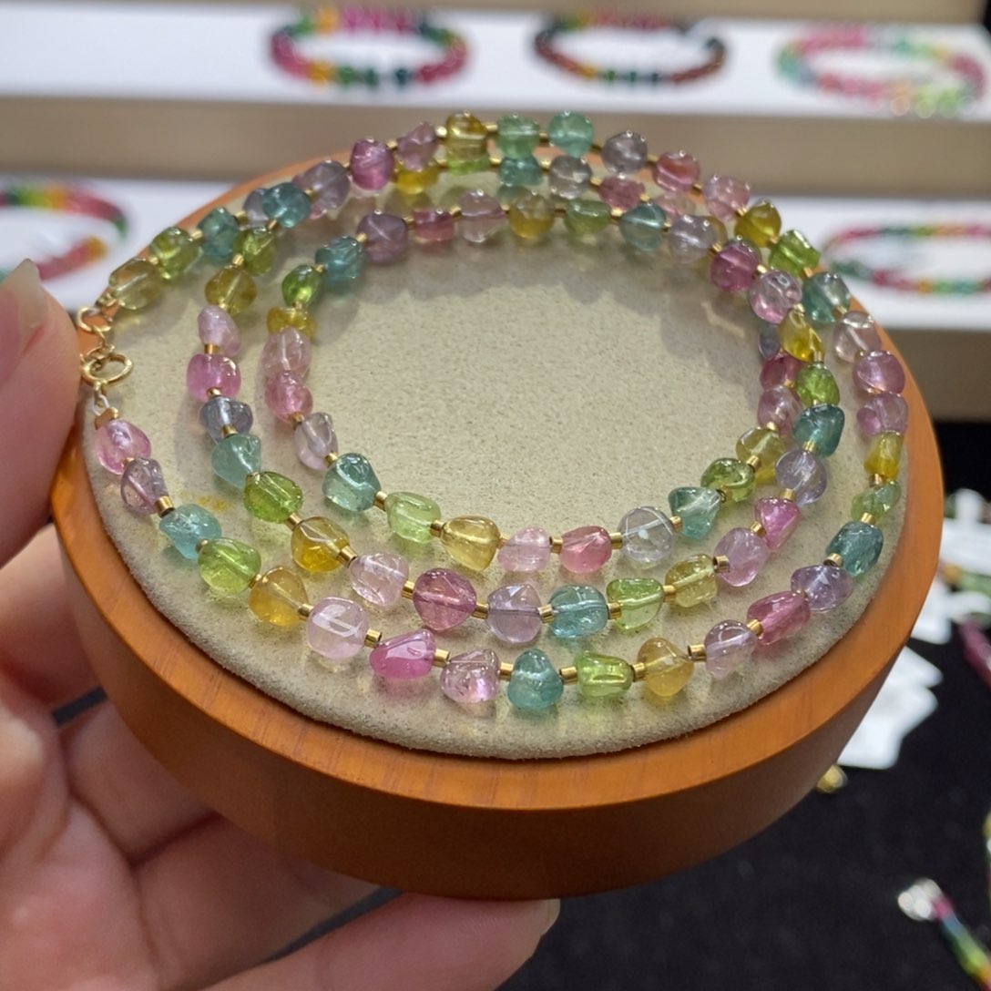 【闪购商品】碧玺手串未镶嵌两天看货期