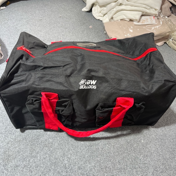 外贸高品质黑红色色牛津布防水收纳袋收纳包(60*30+30cm）发1个