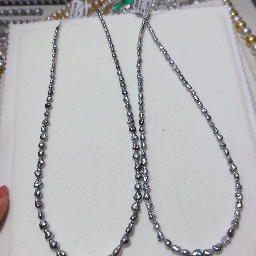 海水珍珠颈饰18K金镶嵌多样发其一