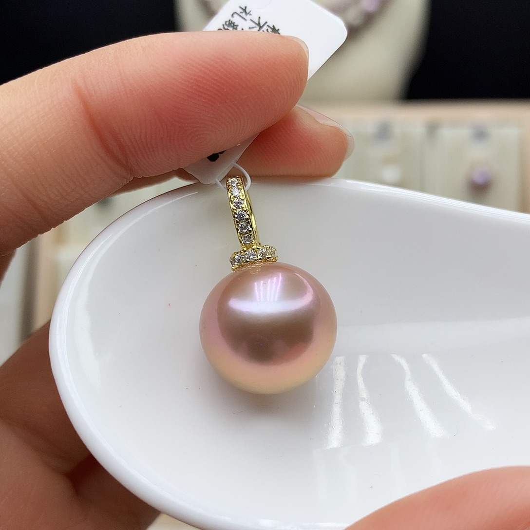 颈饰合金淡水珍珠