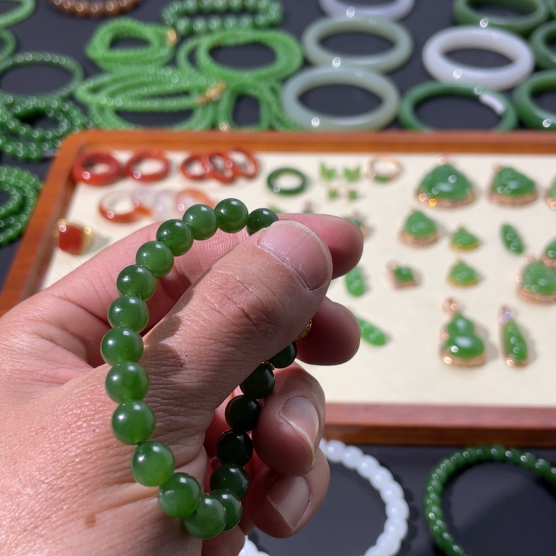 和田玉手链未镶嵌