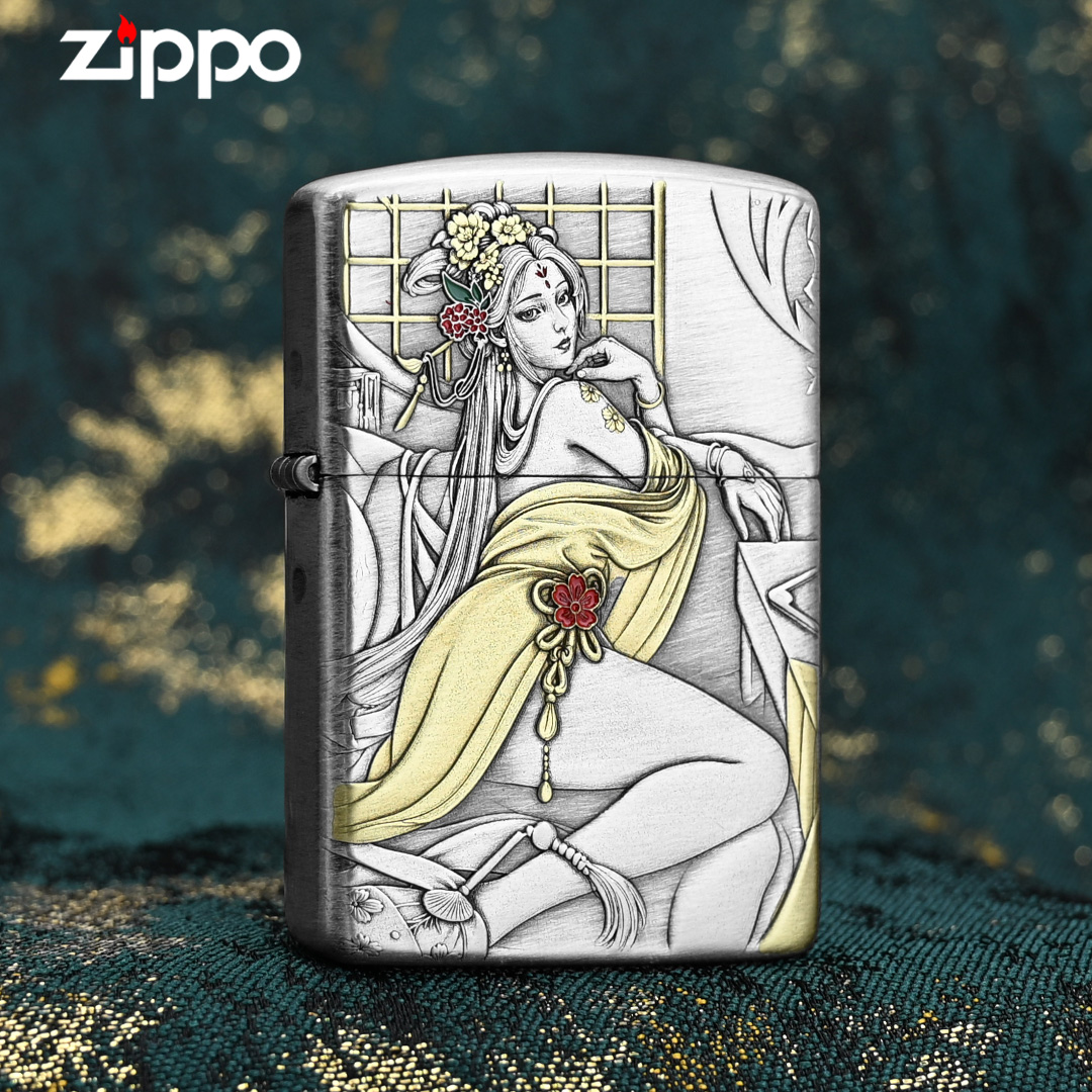 ZIPPO/之宝官方正品煤油打火机舞姬貂蝉防风高端送男朋友