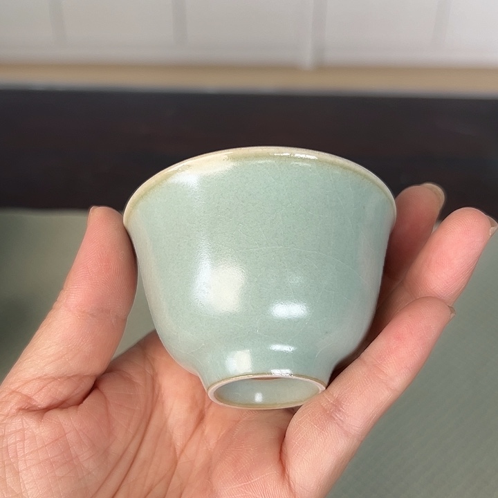 龙泉云间青瓷小米茶器