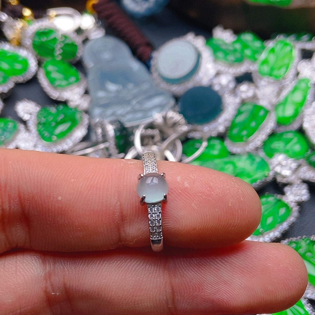 翡翠戒指未镶嵌338戒指