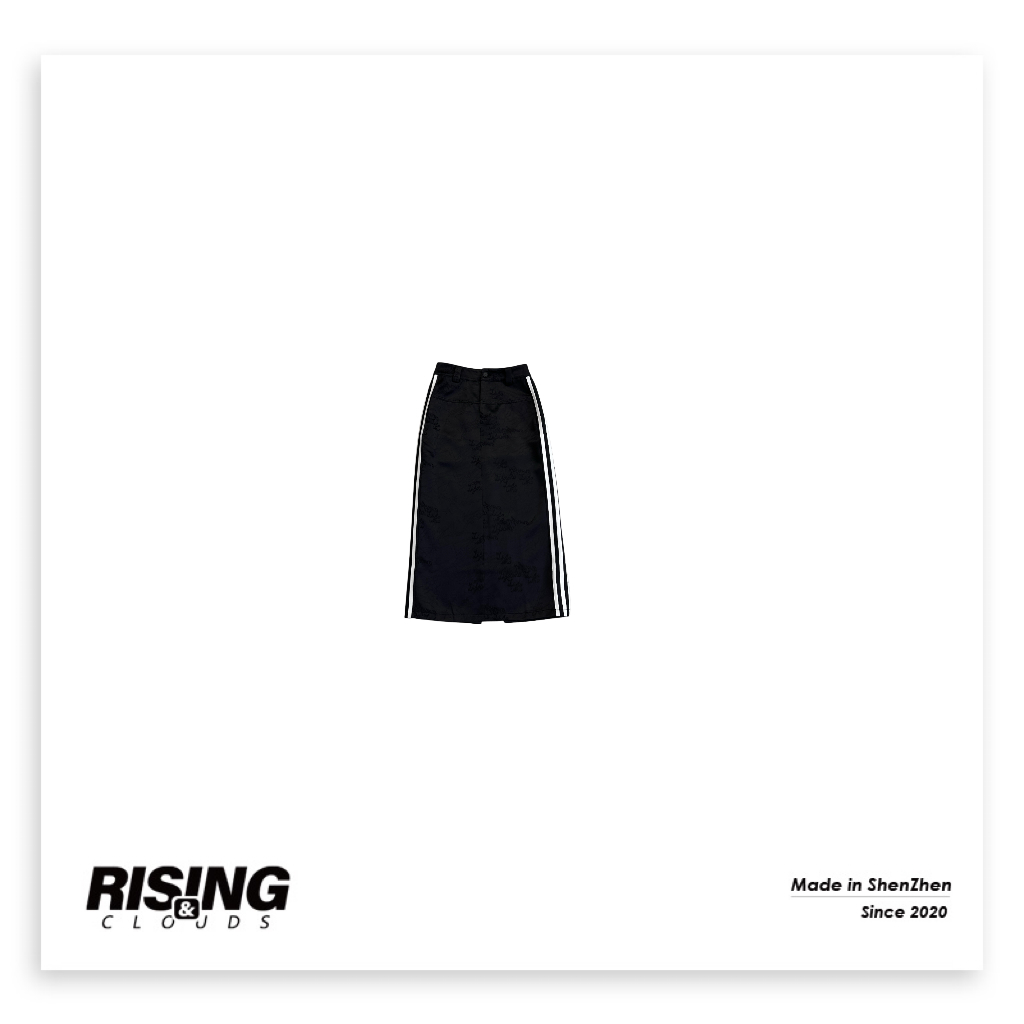 现【小云姐】舒适百搭侧织带裙子030062