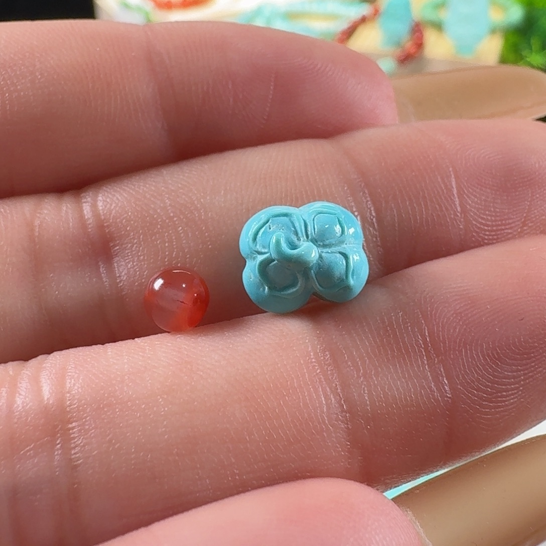 南红玛瑙未镶嵌颈饰