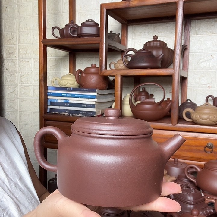 茶壶紫砂大德钟500cc半手工
