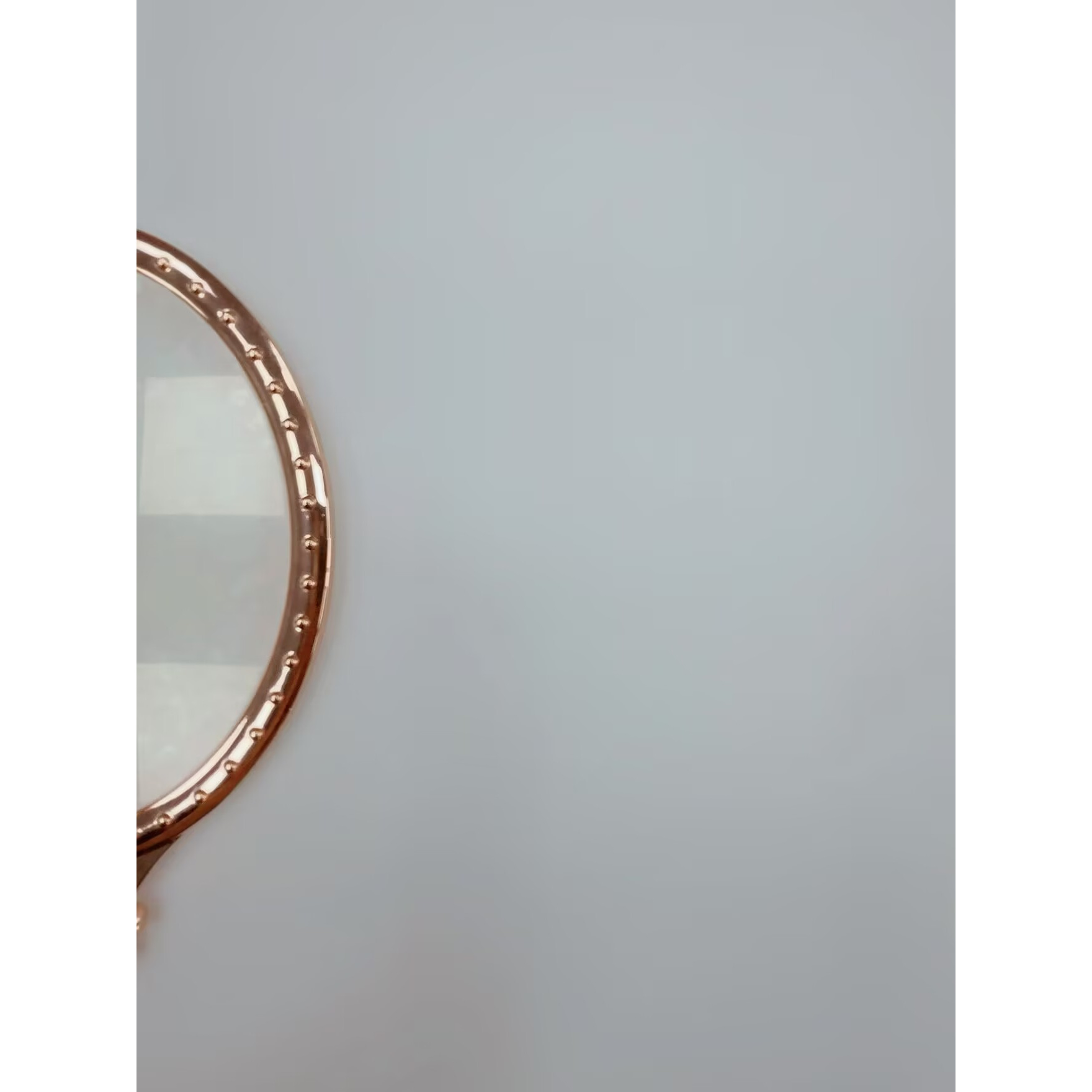 T家玫瑰金色手持！收纳包！004