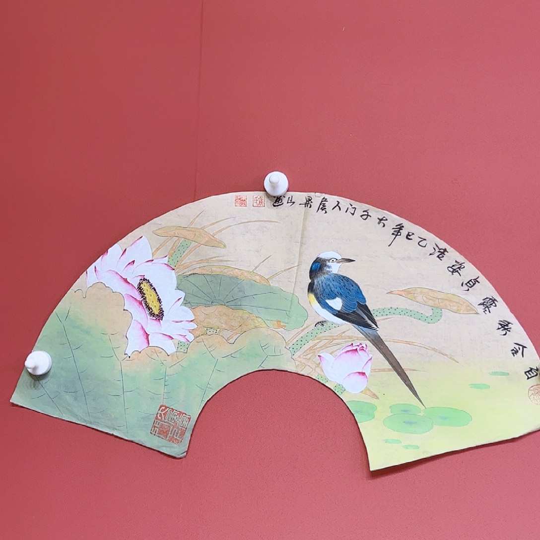 国画侯果山老师亲笔手绘作品朵 