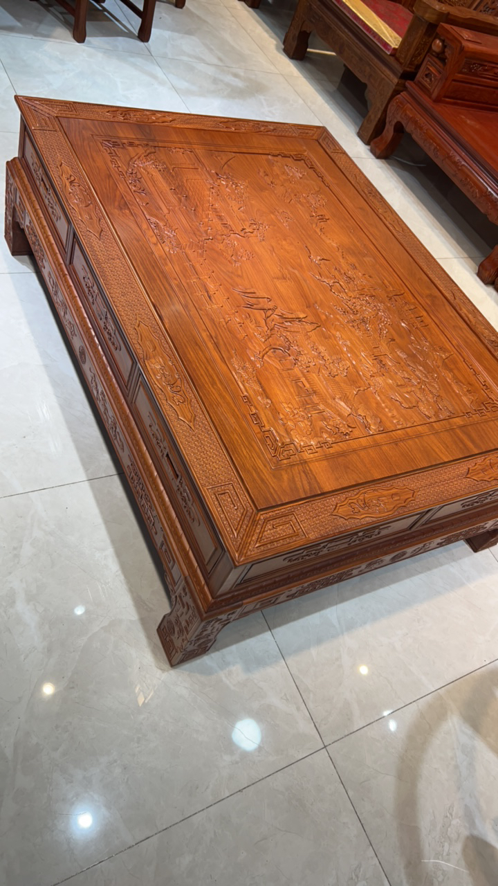 148/108特价刺猬紫檀大茶几大平几红木家具