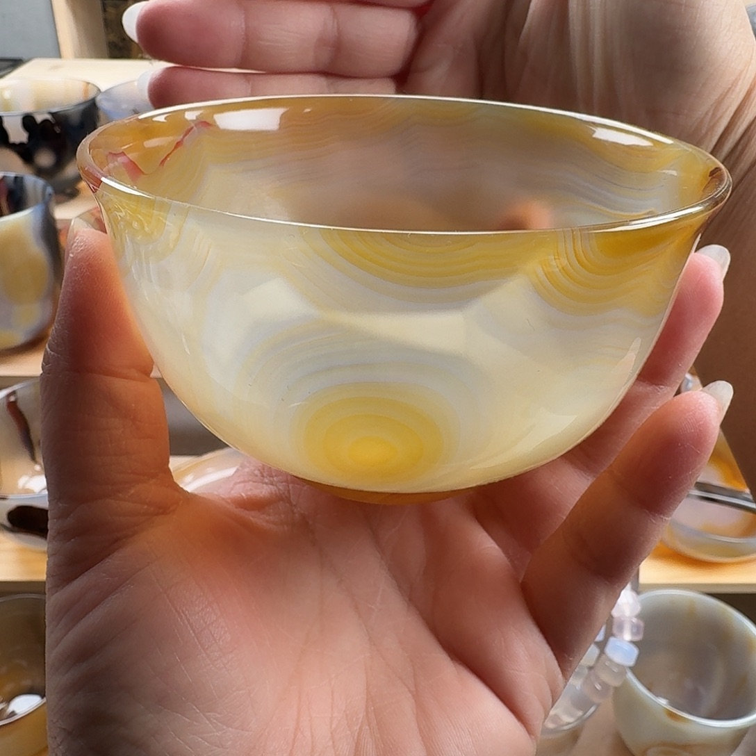 玛瑙/玉髓未镶嵌碗