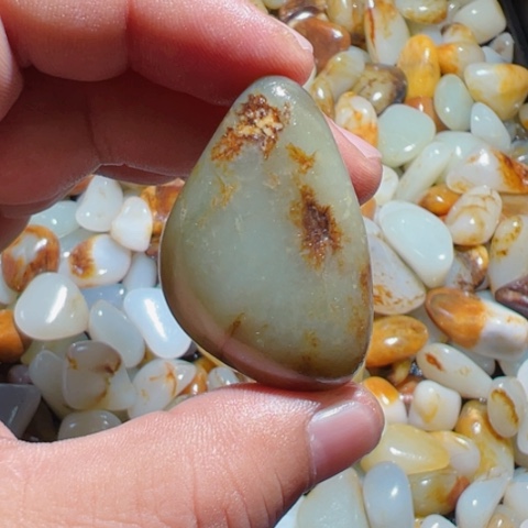 和田玉（糖玉）手链未镶嵌7