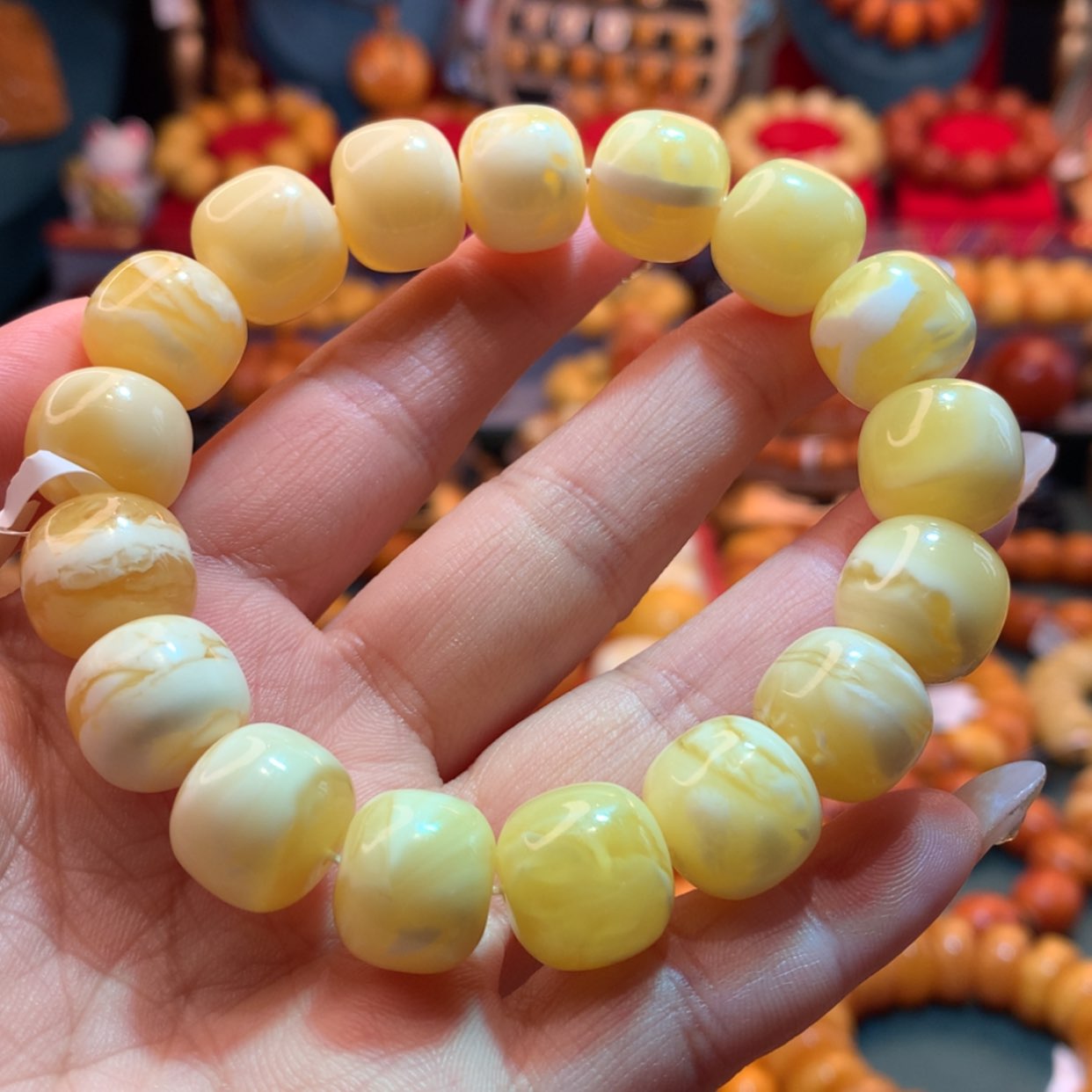 【闪购商品】蜜蜡手串未镶嵌蜜蜡手串