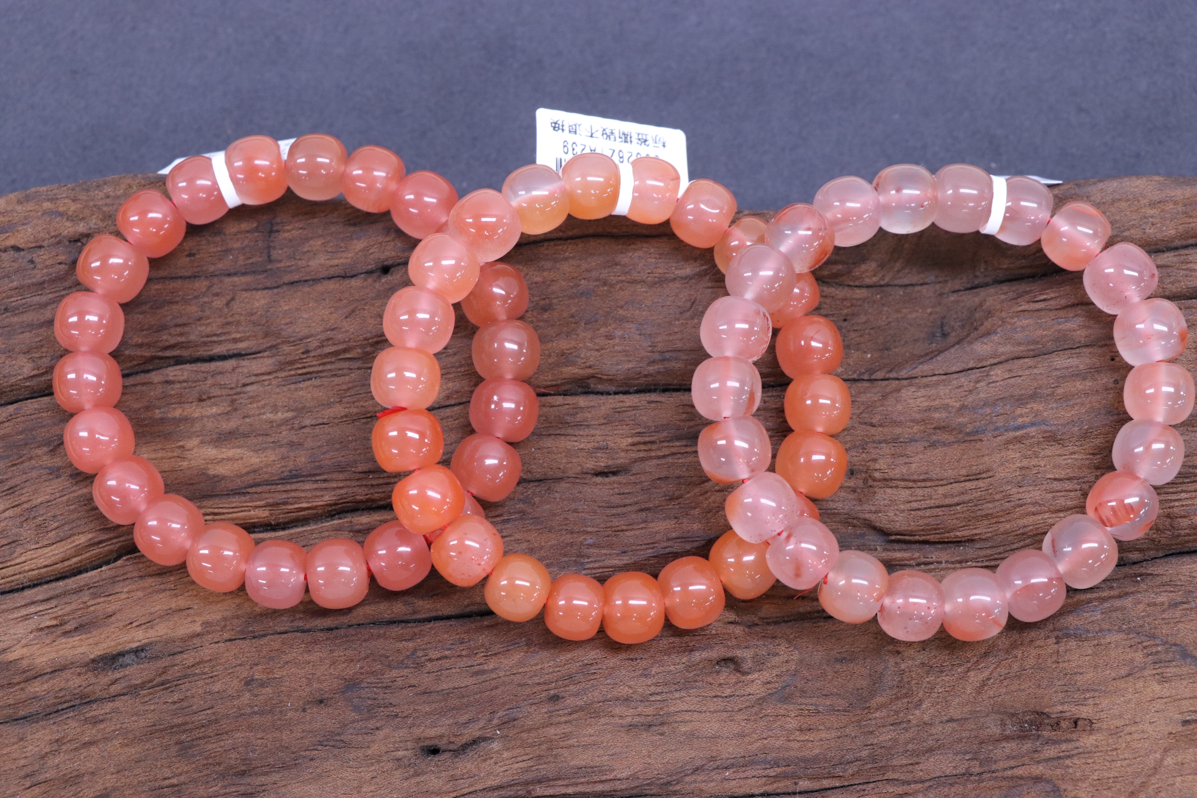 原矿无优化南红西山杨柳老型单圈10mm左右多样发一串微色差（福利）