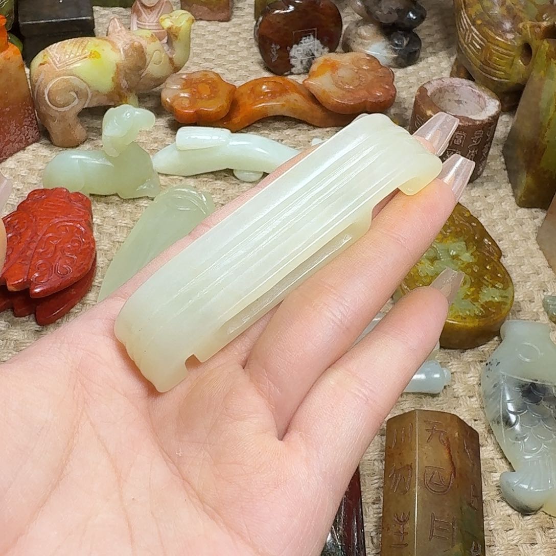 白玉菩提吊坠挂件