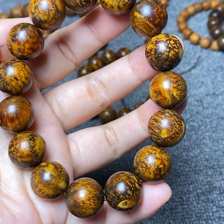 贡木手串印贡1.5龙鳞福利