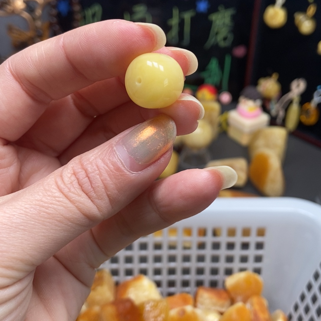 定制蜜蜡未镶嵌14➕老型单珠蜜蜡原石定制
