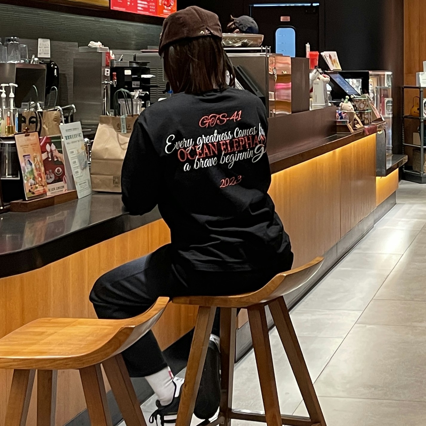 T恤常规长袖短袖印花ins运动圆领美式情侣夏季高街秋季百搭