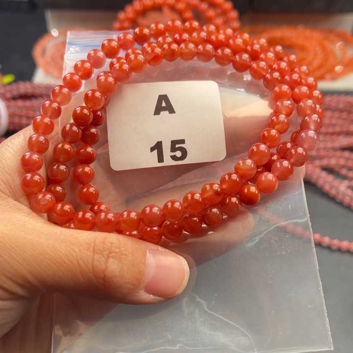 南红玛瑙未镶嵌多样性发货默认微瑕称重6mm