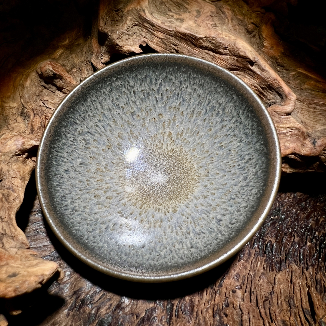 柴烧手工建盏主人杯家用茶具品茶功夫茶茶杯 - 弘毅龙窑