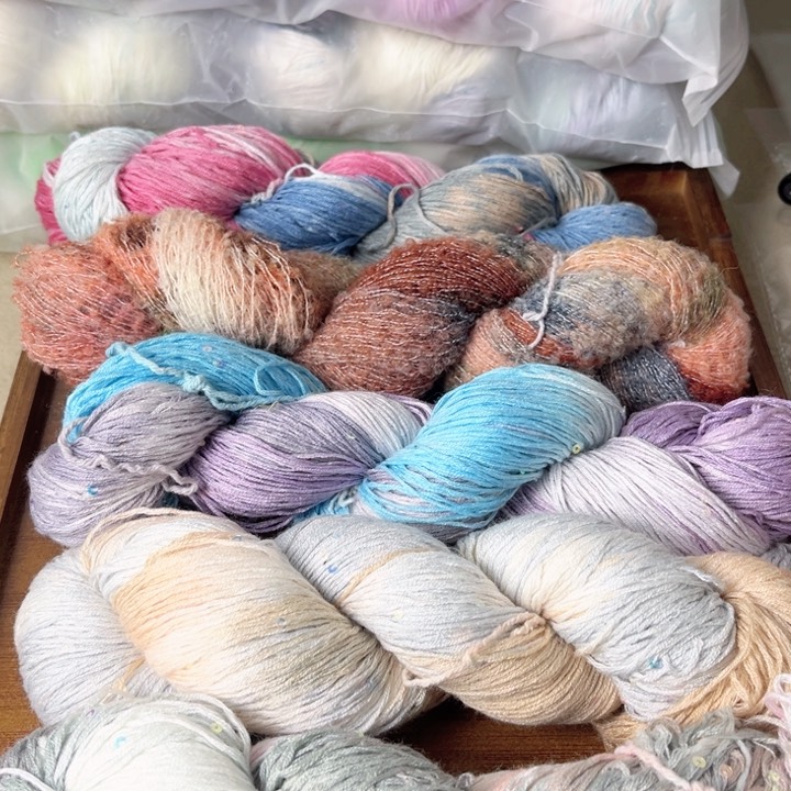 羊毛亮片花包23号