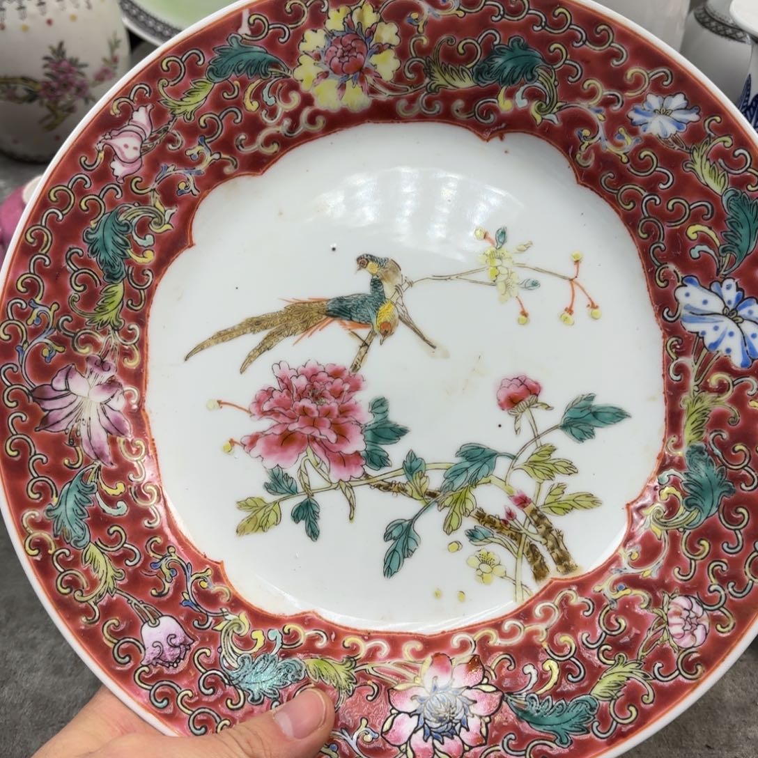 花鸟开窗赏盘全品