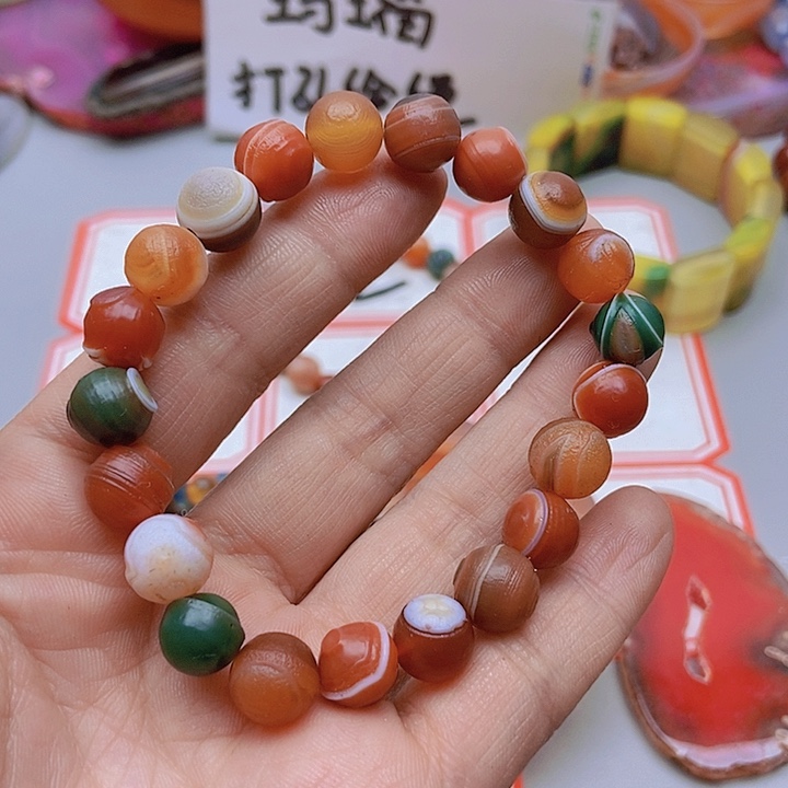 【闪购商品】玛瑙/玉髓珠宝半成品未镶嵌用****3