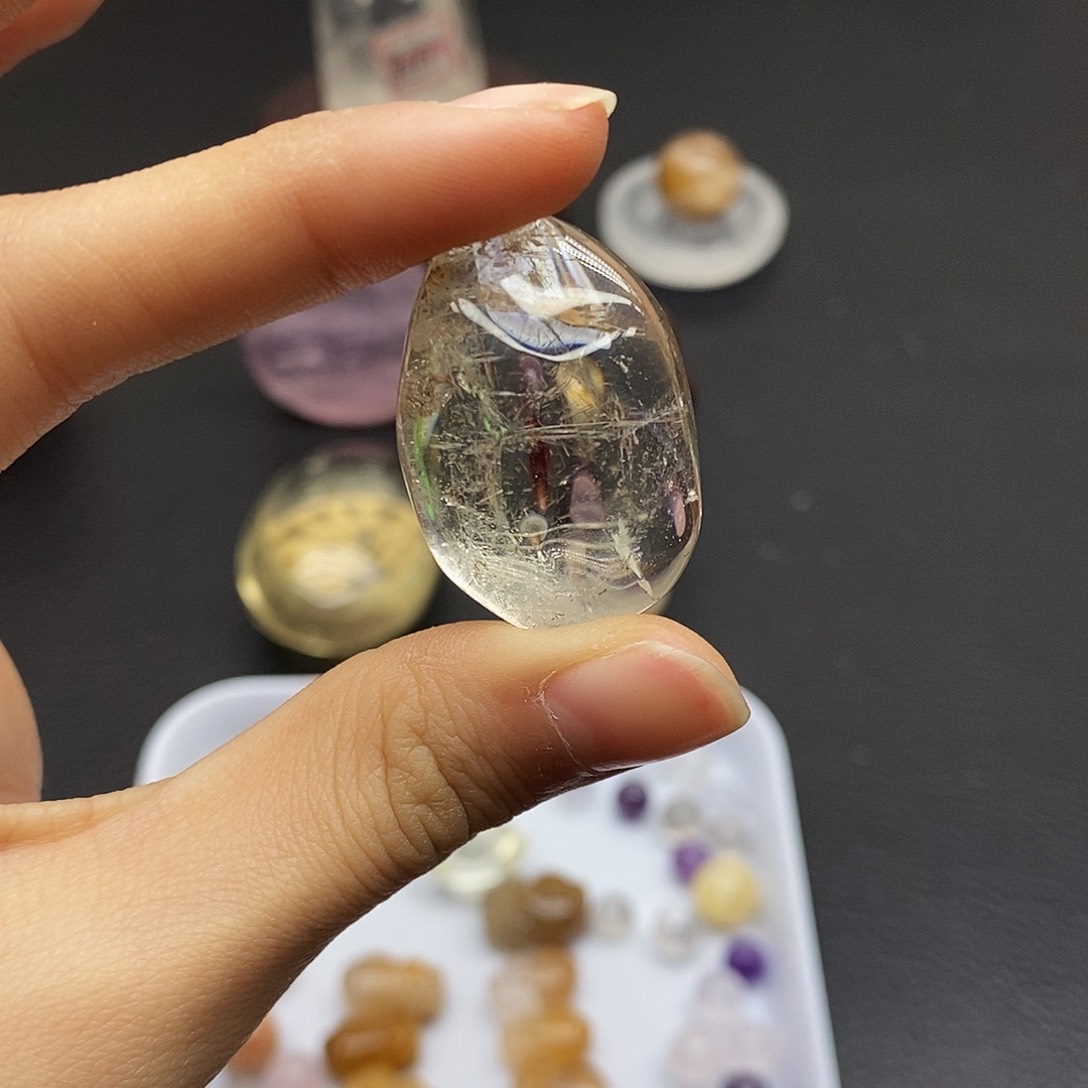 珠宝半成品水晶未镶嵌103水晶石