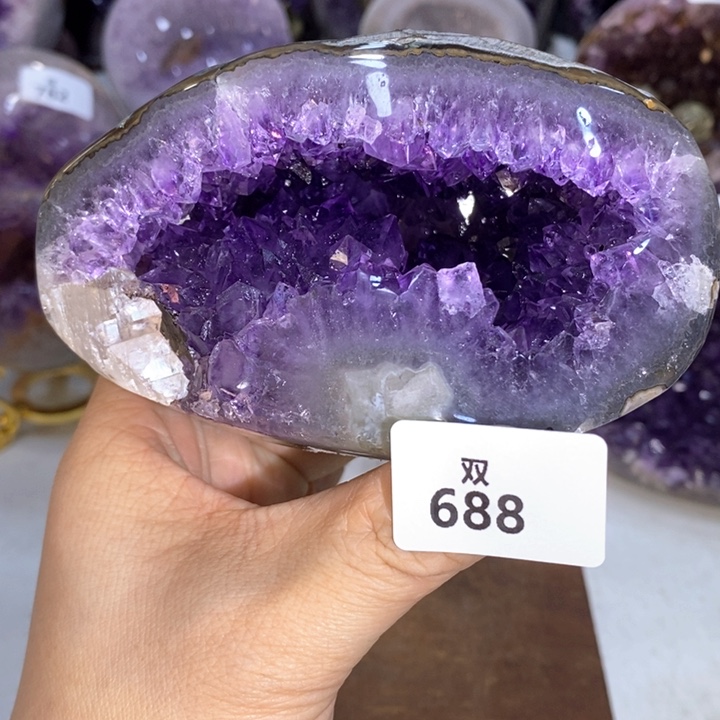 水晶大型摆件（非配饰）未镶嵌方解石